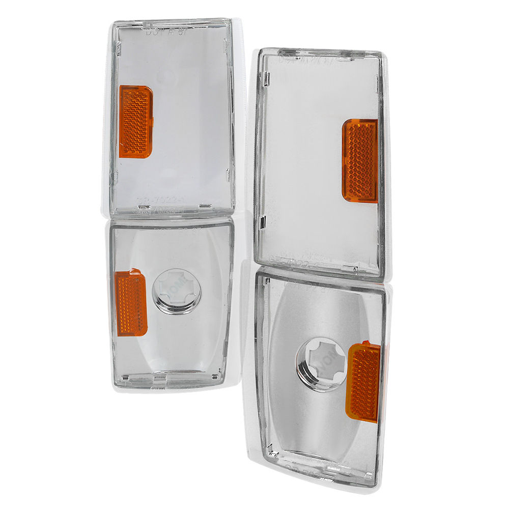 Front-Blinker/Reflektoren (Chrom) 88-93 Chevy Trucks