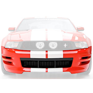 3D Carbon Boy Racer Front Bumper Cover 2010-12 Mustang
