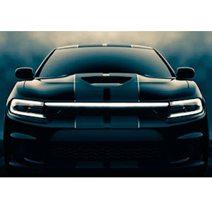 LED Grille Light black/clear for 2015-23 Dodge Charger