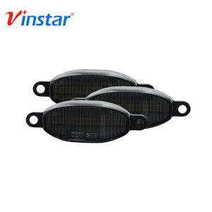 Front Grille Marker Lights LED Smoke from Vinstar for 09-14 Ford F150 Raptor