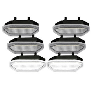 Front Marker Light Set LED (non-tinted) for 2015-2017 Ford Mustang
