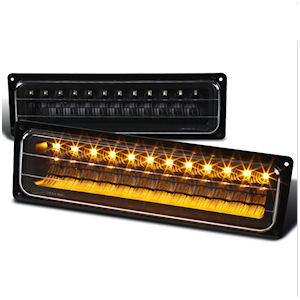 Black Turn Signal/Parking Lights for 1988-99 Chevrolet/GMC C/K-Trucks