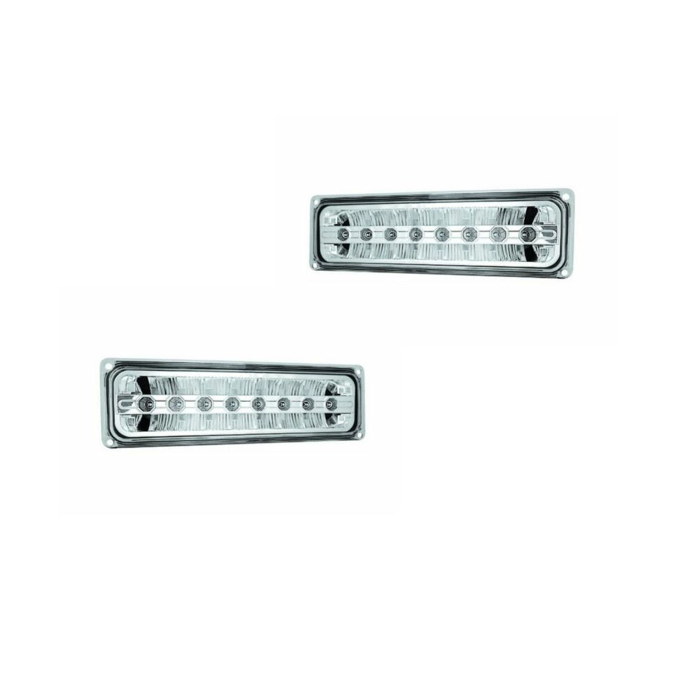 Front Parking Lights LED (clear) 88-99 GM Trucks/SUV