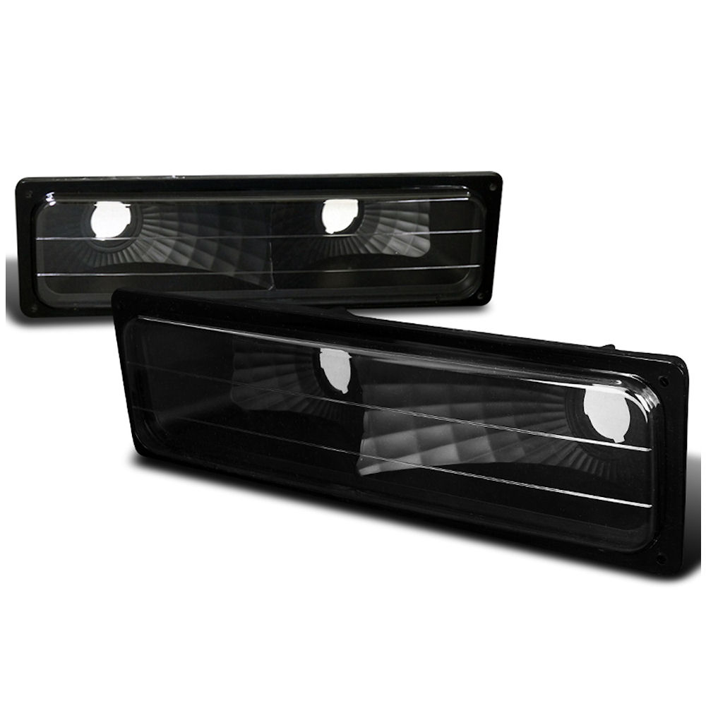 Front Parking Lights (black) 88-99 GM Trucks SUV