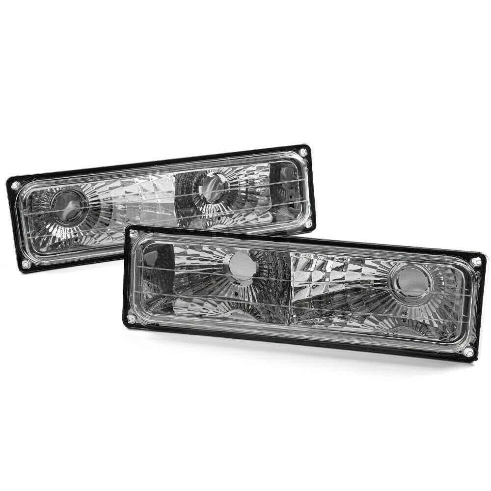 Front Parking Lights (black) 94-99 GM Trucks SUV