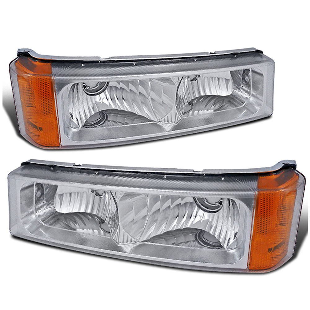 Chrome Parking Signal Lights for 20032006 Chevy Silverado and Avalanche