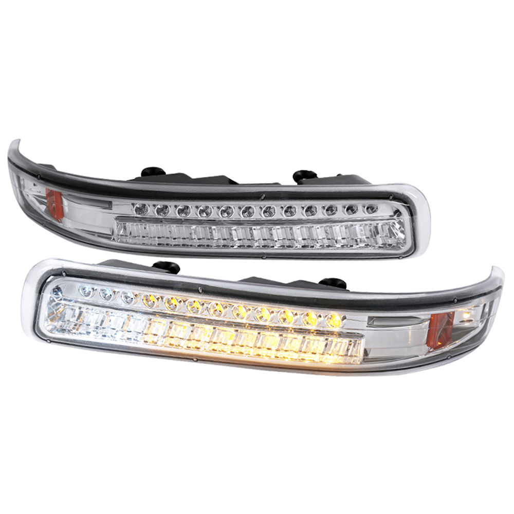 Front Parking Signal Lights LED (Chrome) 99-06 Chevy Trucks