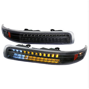 Black LED Parking Signal Lights for 2000-2006 Chevrolet Tahoe Suburban