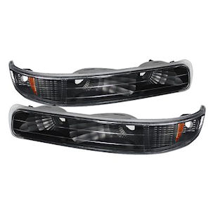 Black Parking Signal Lights for 2000-2006 Chevrolet Tahoe Suburban