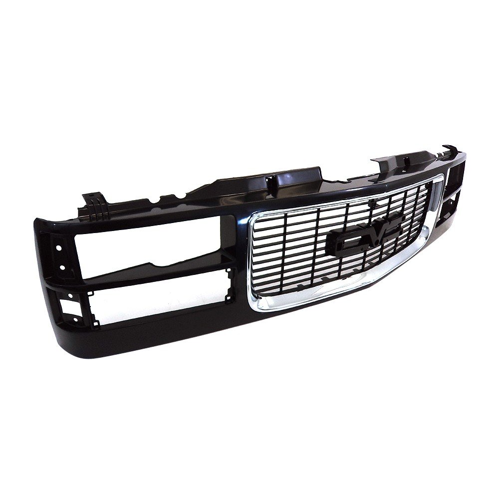 Frontgrill Schwarz/Chrom (Repro) 94-99 GMC Sierra/Yukon