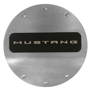 Defenderworx Billet/Carbon Fuel Door 15-23 Ford Mustang