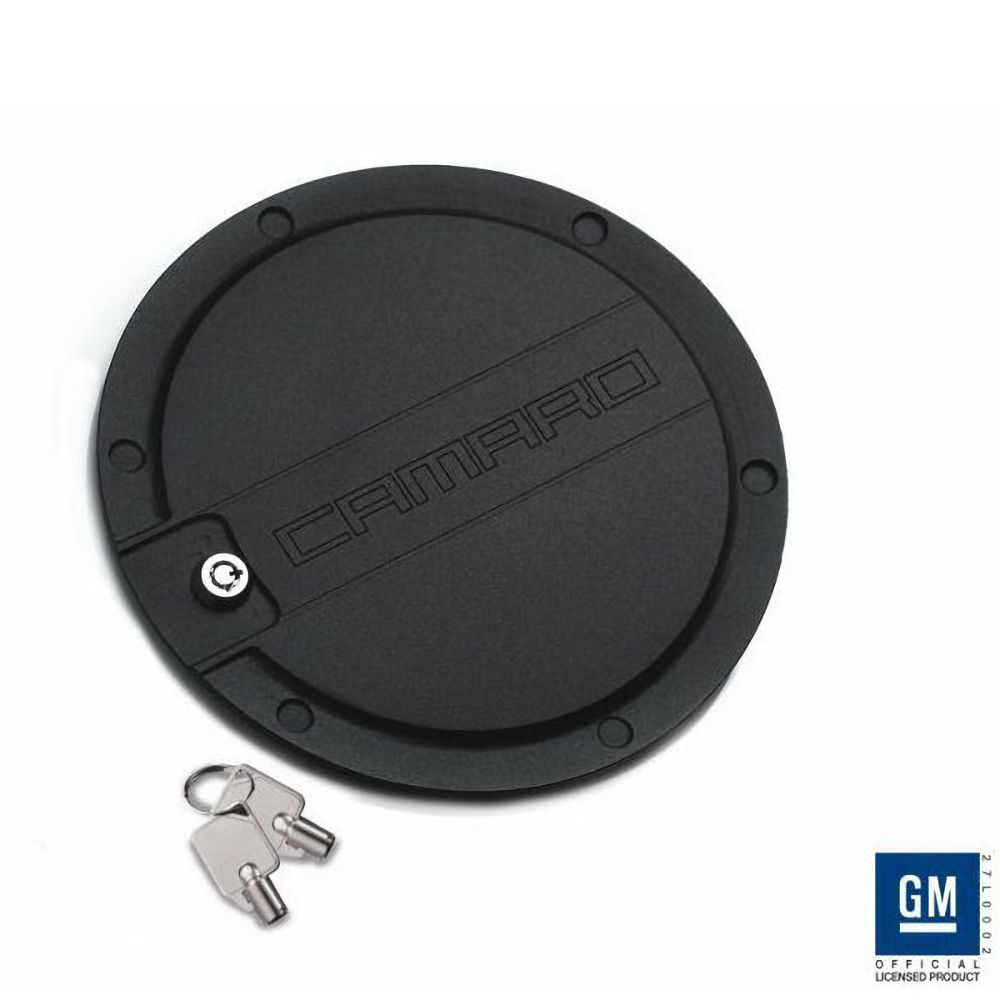 Fuel Door Billet (black) 10-15 Chevy Camaro