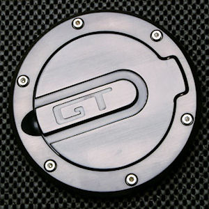 Dupont Billet Fuel Door black for 94-04 Ford Mustang GT