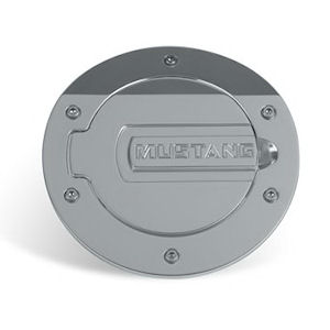 Dupont Billet Fuel Door polished (2005-09 Ford Mustang)