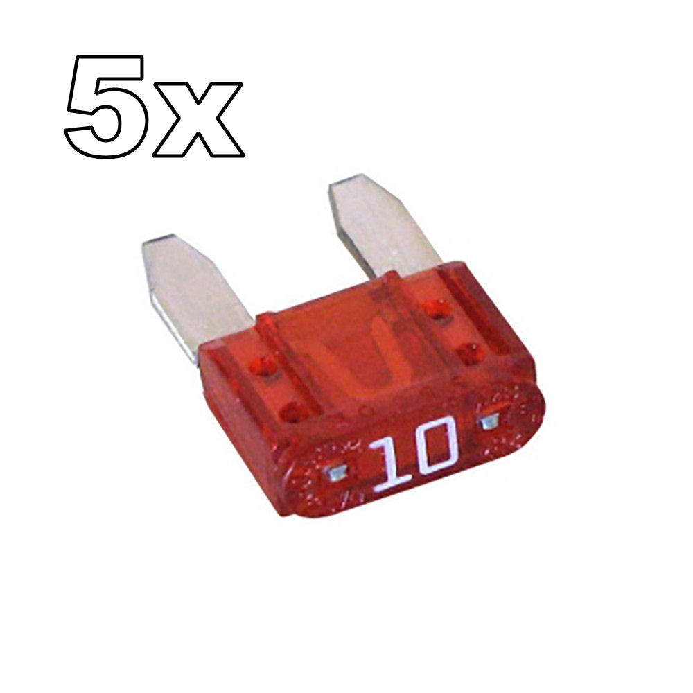 ATC 12V 10A Mini Blade Fuse Pack (5 pcs.)