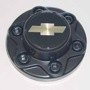 Radnabenkappe 1x Schwarz \(OEM\) 88-89 Chevy 4WD