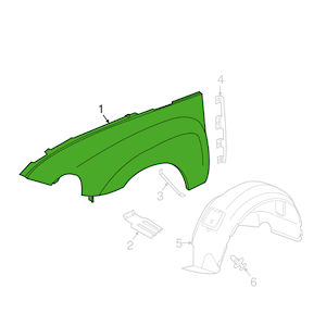 Kotfl�gel Front LH \(OEM\) 03-06 Chevy SSR