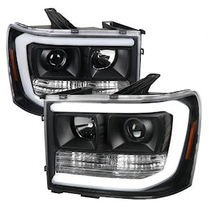 Scheinwerfer Projektor LED \(schwarz\) 07-13 GMC Sierra