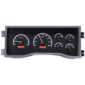Dakota Gauge Cluster (black/red) for 1995-98 GM Trucks