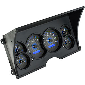 Dakota Gauge Cluster (Carbon/blue) for 88-94 GM Trucks