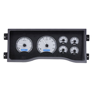 Dakota Gauge Cluster (silver/blue) for 95-98 GM Trucks