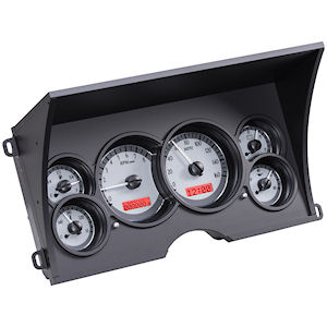 Dakota Gauge Cluster (silver/red) for 1988-94 GM Trucks
