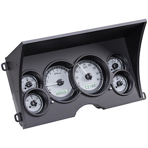 Dakota Gauge Cluster (silver/white) for 88-94 GM Trucks