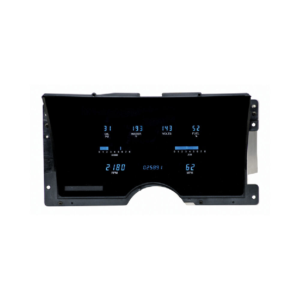 Gauge Cluster KM/H Digital (Blue) 92-94 GM Trucks/SUV
