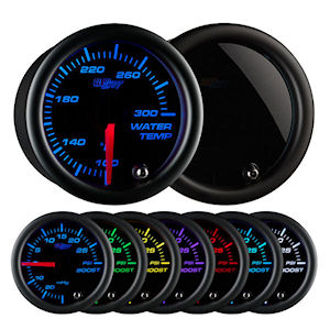 Glowshift Auxiliary Gauge Temperature Engine Coolant F