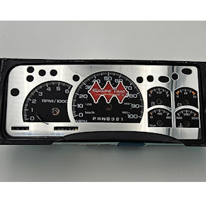 1x Billet Gauge Face Plate for 1995-98 Chevy/GMC Trucks