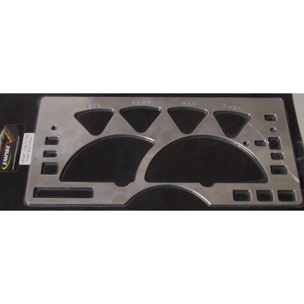 Gauge Face Plate +REV (Empire) 1991 GM C/K Trucks