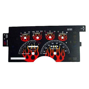 Nu Image Gauges Face Flames for 1992-1994 GM C/K Trucks