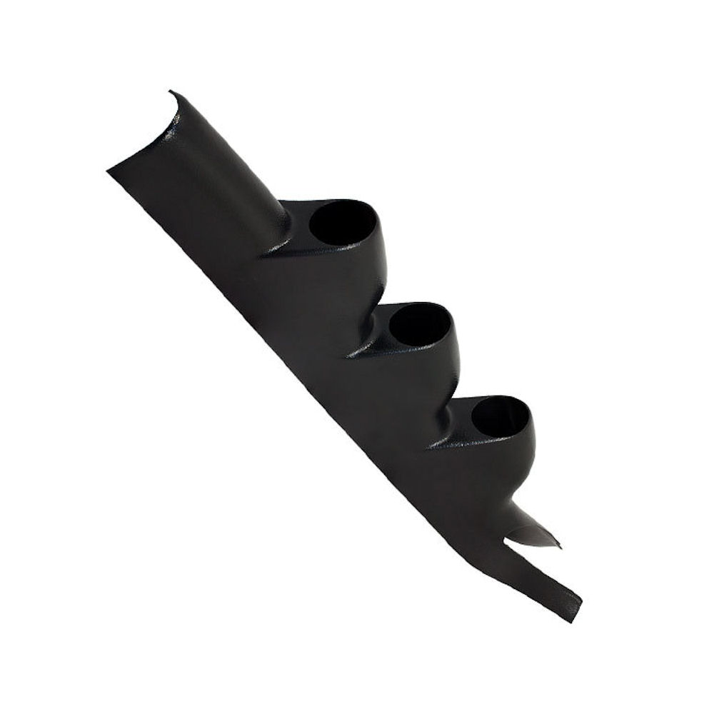 Gauge Pod Auxiliary triple (Black) 05-14 Ford Mustang