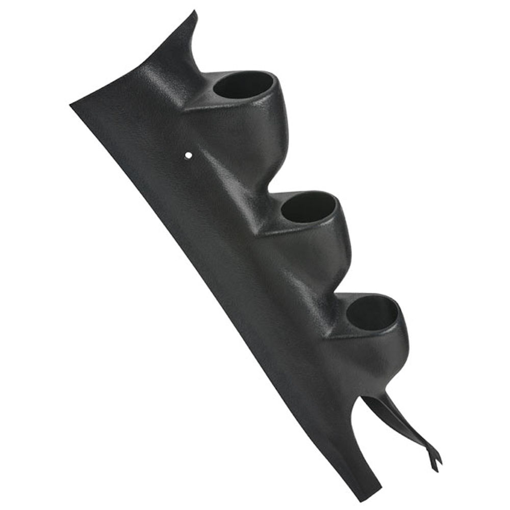 Gauge Pod Auxiliary triple (Black) 15-23 Ford Mustang
