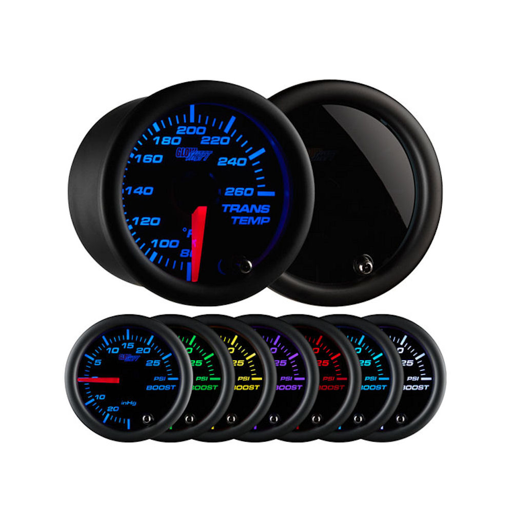 Gauge - Transmission Oil Temperature 260F (black)