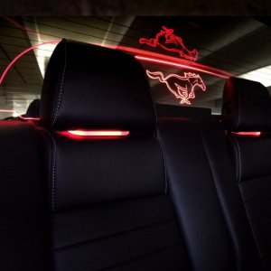 GlowPlate is a Windblocker made of PlexiGlass w/LED Lighting