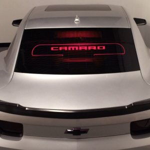 GlowPlate is a Windblocker made of PlexiGlass w/LED Lighting