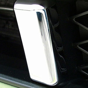 Chrome Billet Grille Pillars (2005-09 Ford Mustang V6)
