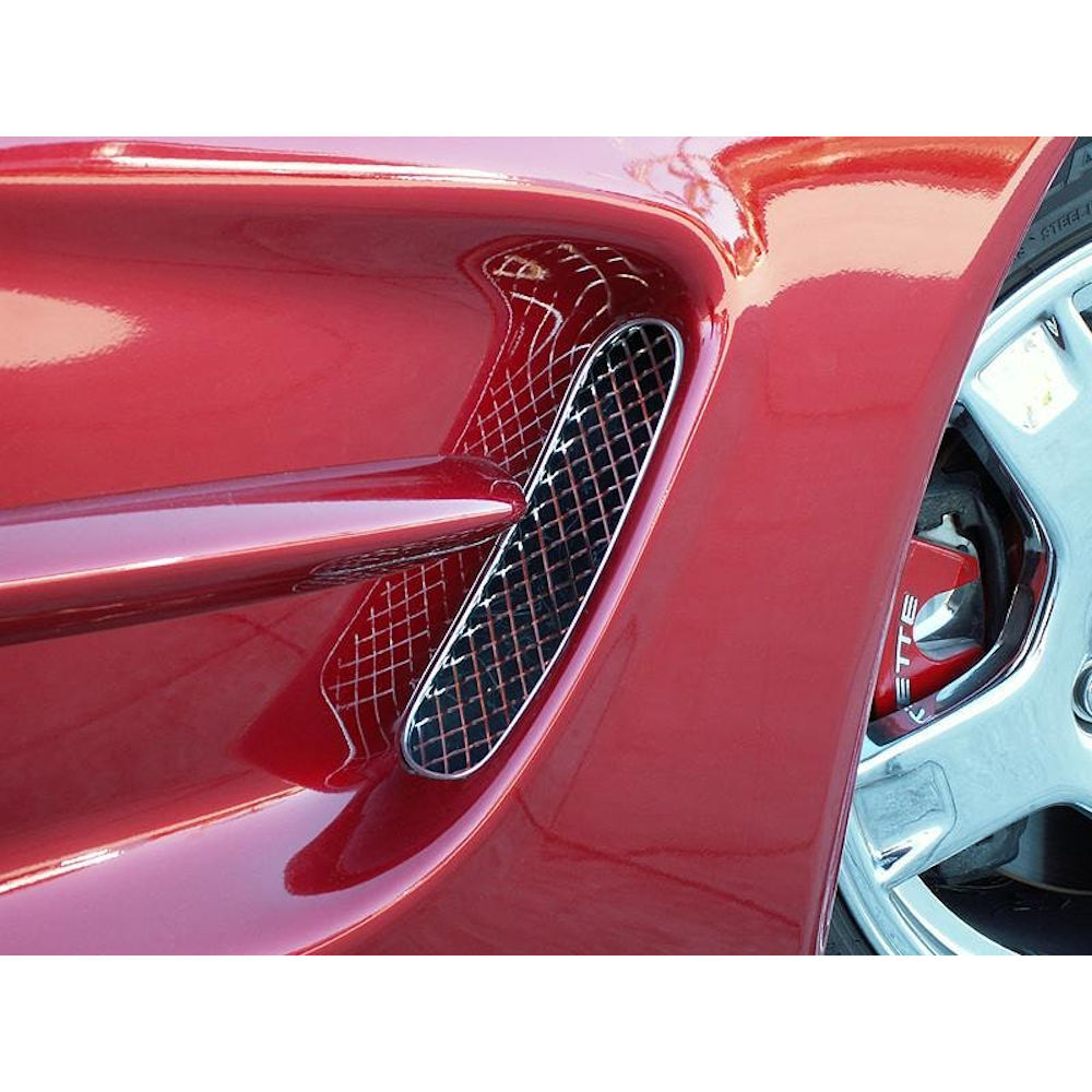 Grilleins�tze Kotfl�gel (Edelstahl) 97-04 Chevy Corvette
