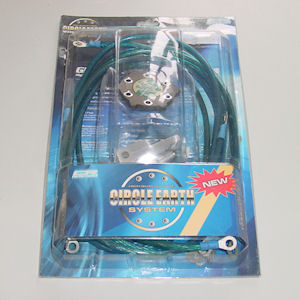Blue Ground Wire Kit with Ford Racing Emblem from CR
