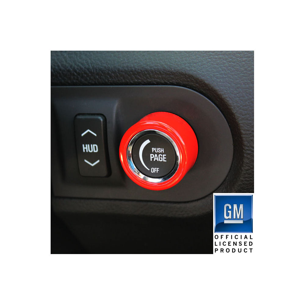 HUD Control Knob Cover (orange) 11-15 Chevy Camaro