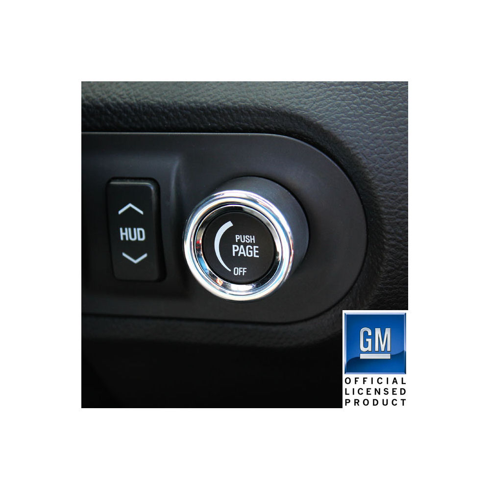 HUD Control Knob Cover (polished) 11-15 Chevy Camaro
