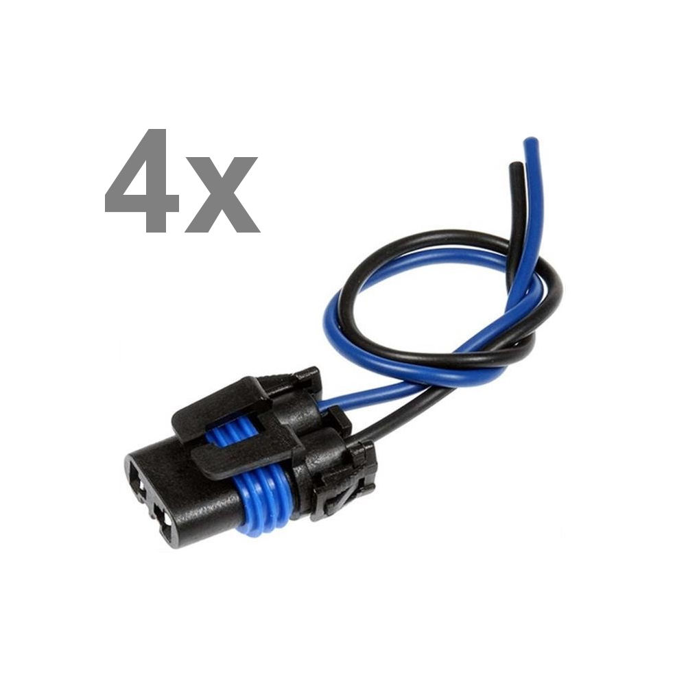 Light Bulb Sockets and Wiring Harness for Type 9005 HB3 9006 HB4 Bulbs