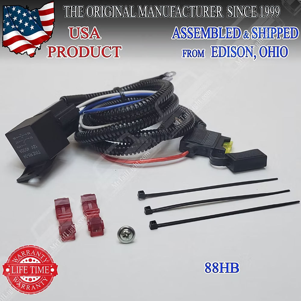 Headlight High Beam Kit (HB+LB) 88-99 GM Trucks/SUV