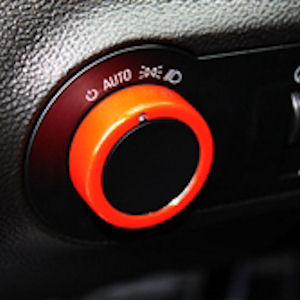 UPR Billet Headlight Knob (orange) for 2010-2015 Chevrolet Camaro