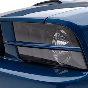 3D Carbon Headlight Splitters for 2005-09 Ford Mustang