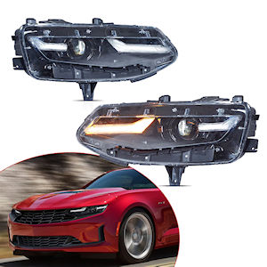 Vland Headlights Full LED for 2019-2024 Chevy Camaro