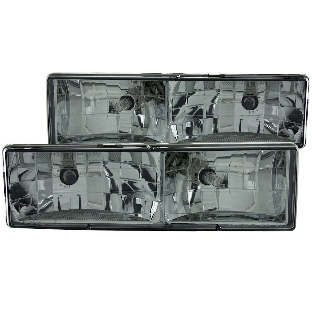 Headlights Halogen (tinted) 88-99 GM Trucks SUV