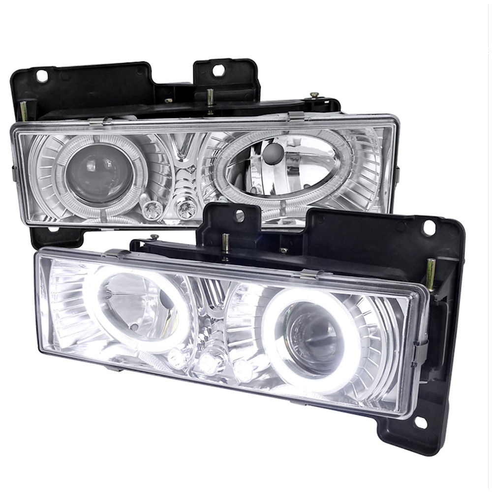 Headlights Projector 2 (Chrome) 88-99 GM Trucks SUV