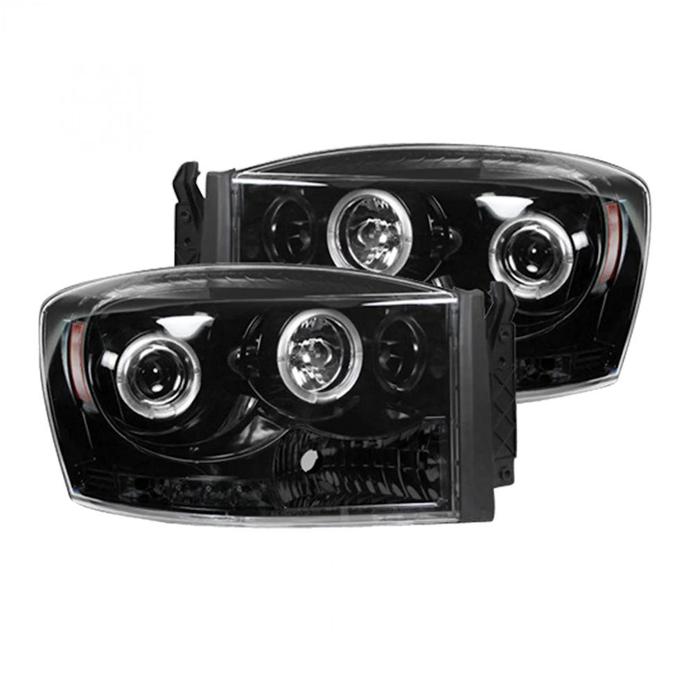 Headlights Projector CCFL (tinted) 06-08 Dodge RAM